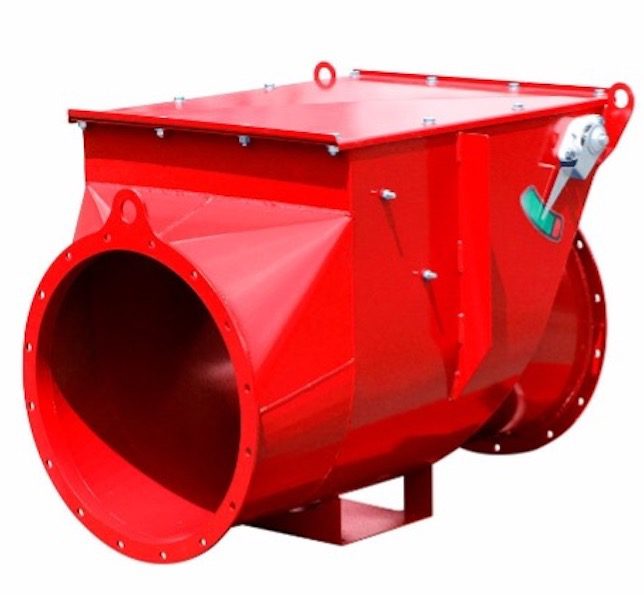 Image of a red metal Boss brand product against a white background